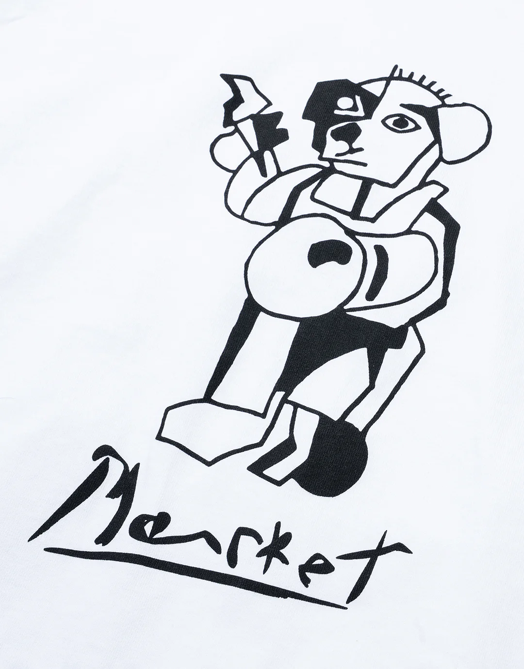 Cubism Bear T-Shirt - White - Image 2