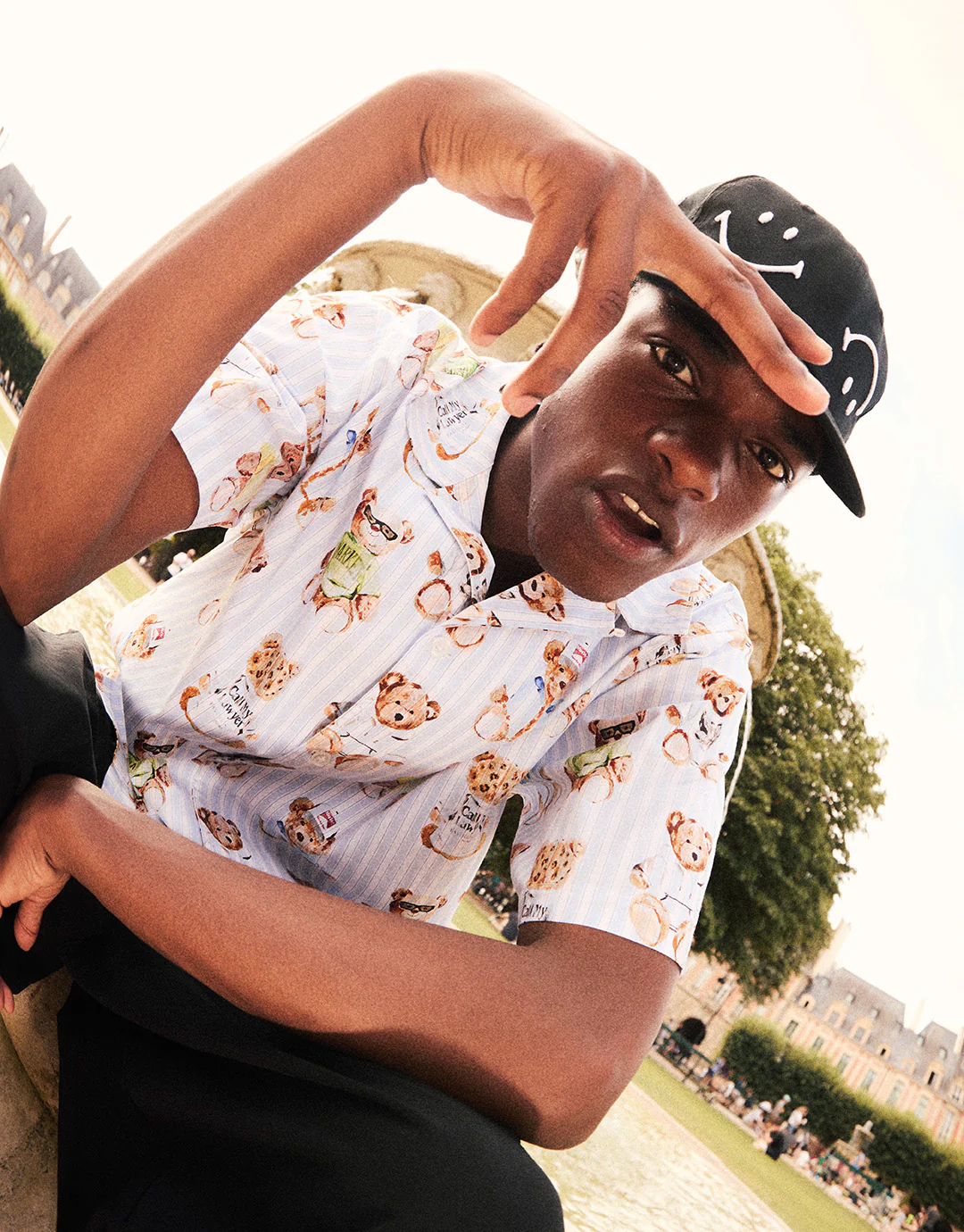 Teddy Striped Short Sleeve Shirt - Multi - Image 3