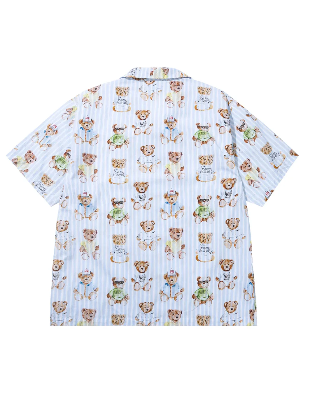 Teddy Striped Short Sleeve Shirt - Multi - Image 7