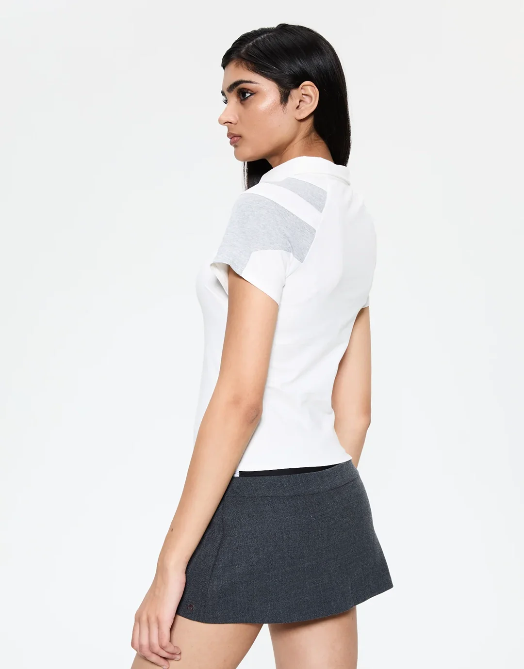 Paige Polo T-Shirt - White - Image 2