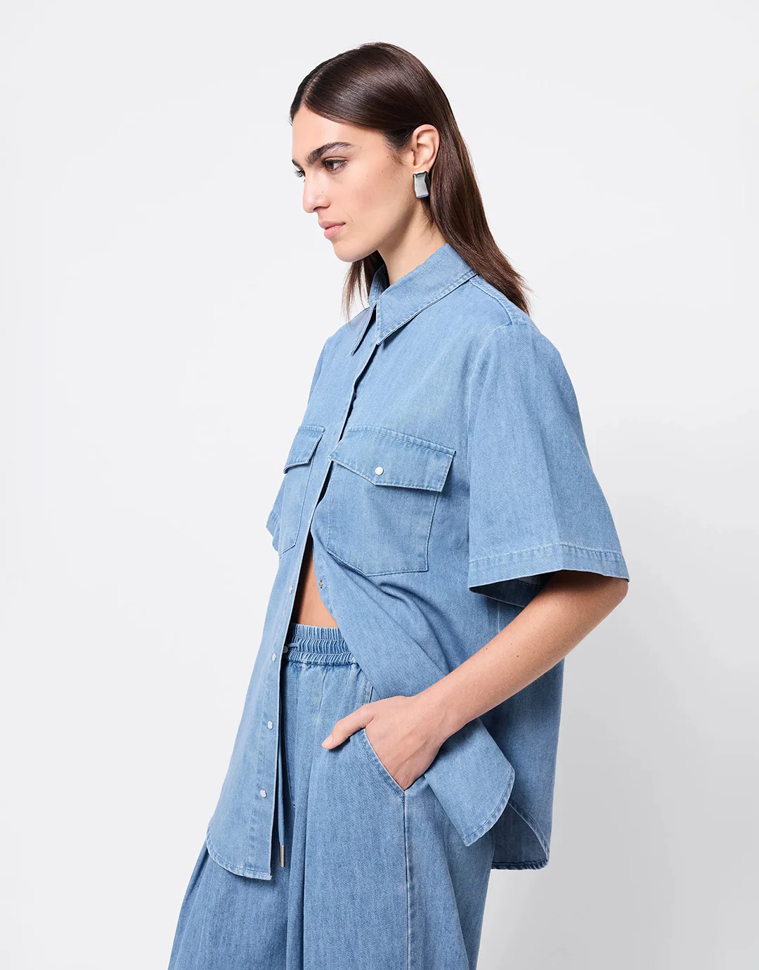 High Tide Shirt - Chambray - Image 2