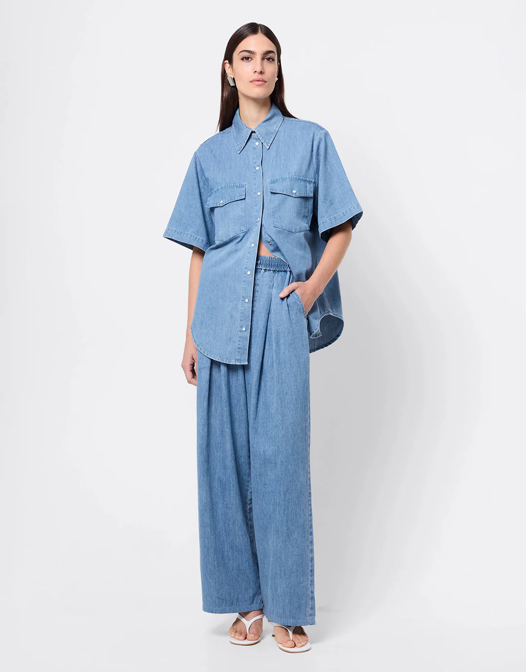 High Tide Shirt - Chambray - Image 5