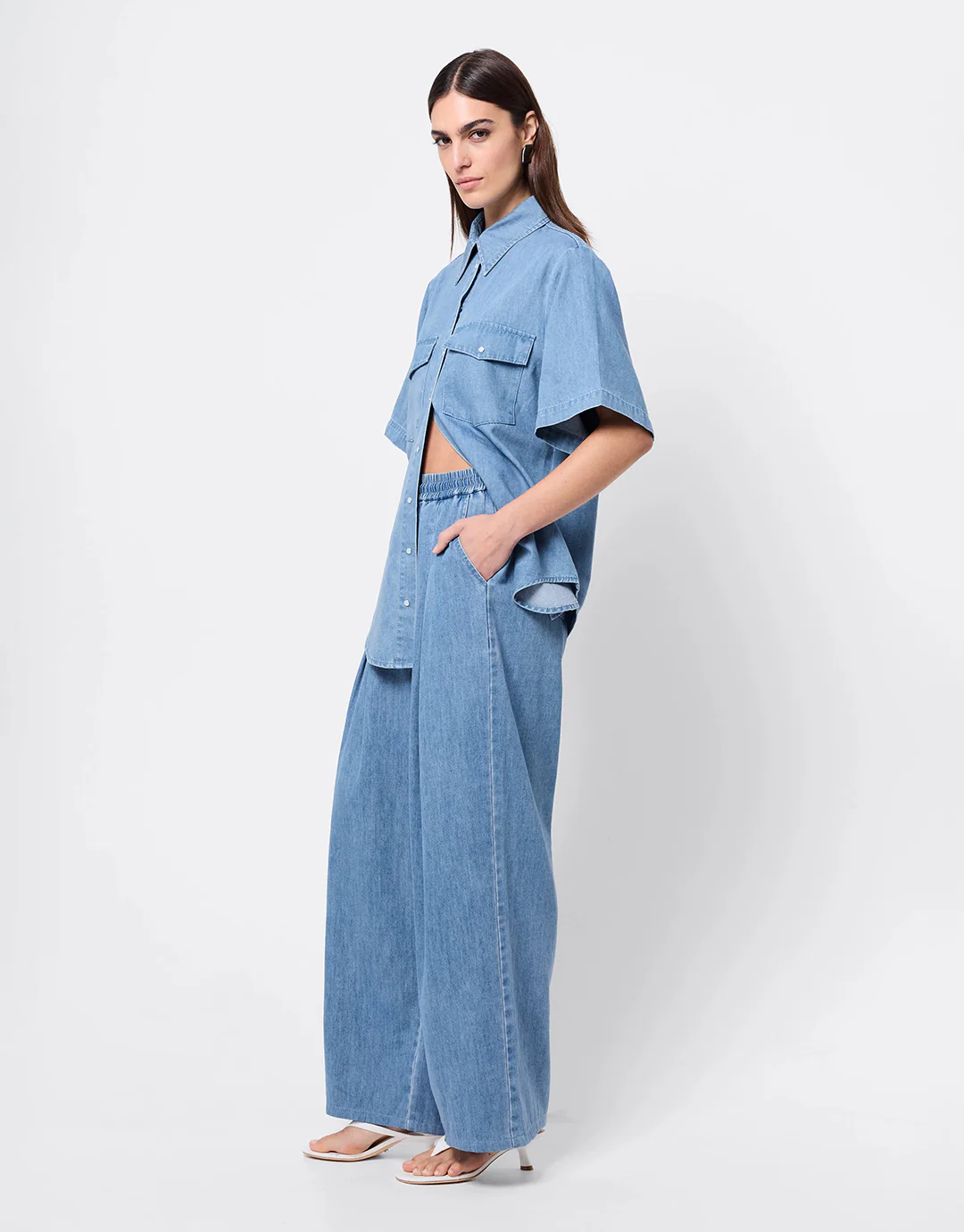 High Tide Shirt - Chambray - Image 6