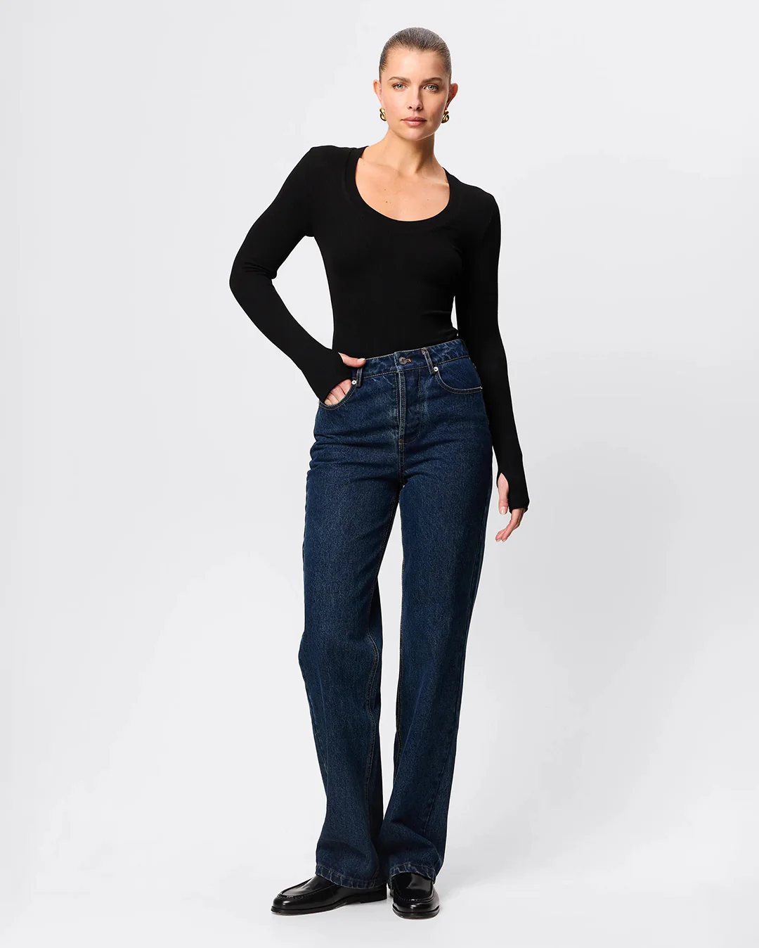 Lincoln Top - Black - Image 3