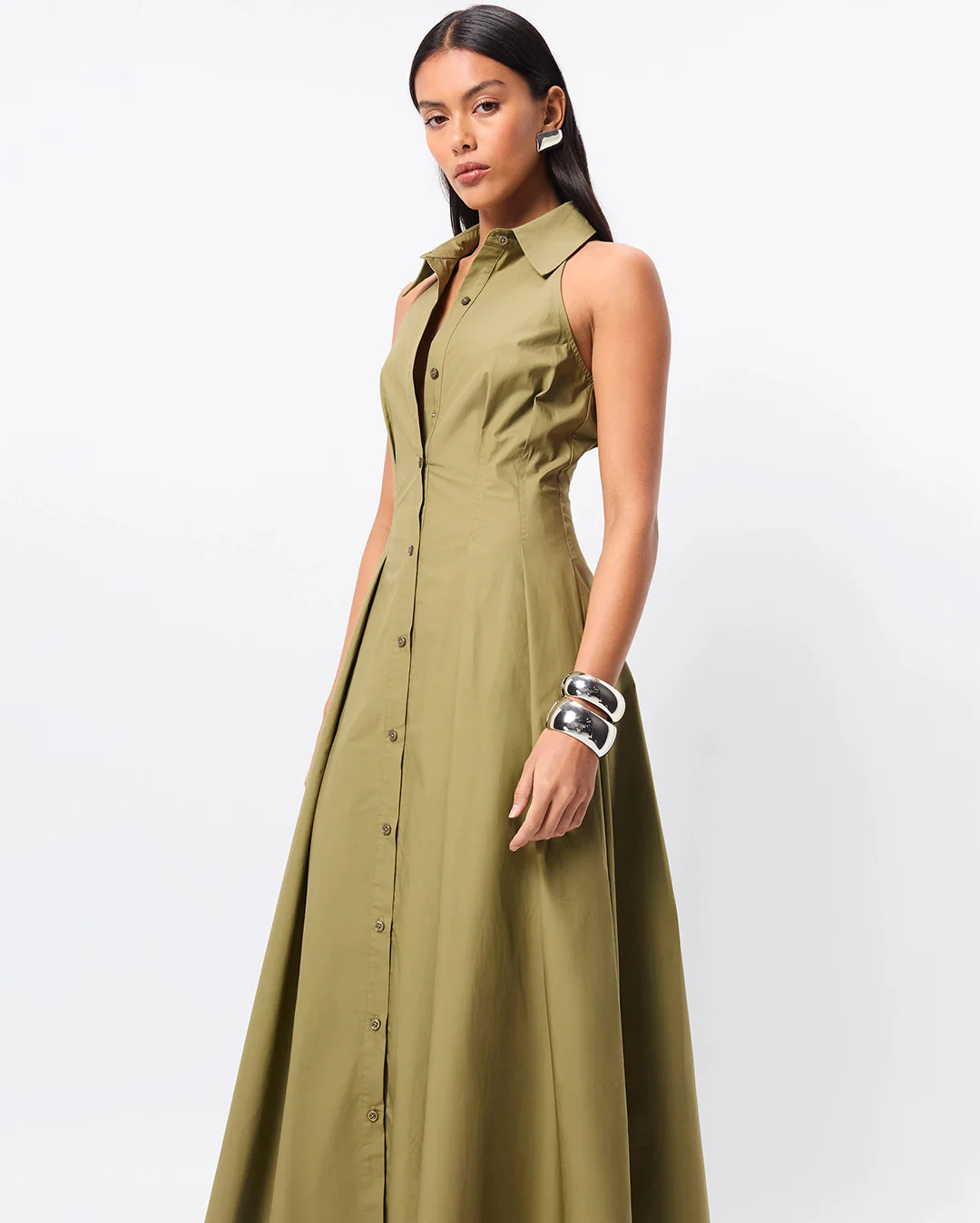 Roam Maxi Dress - Olive - Image 4