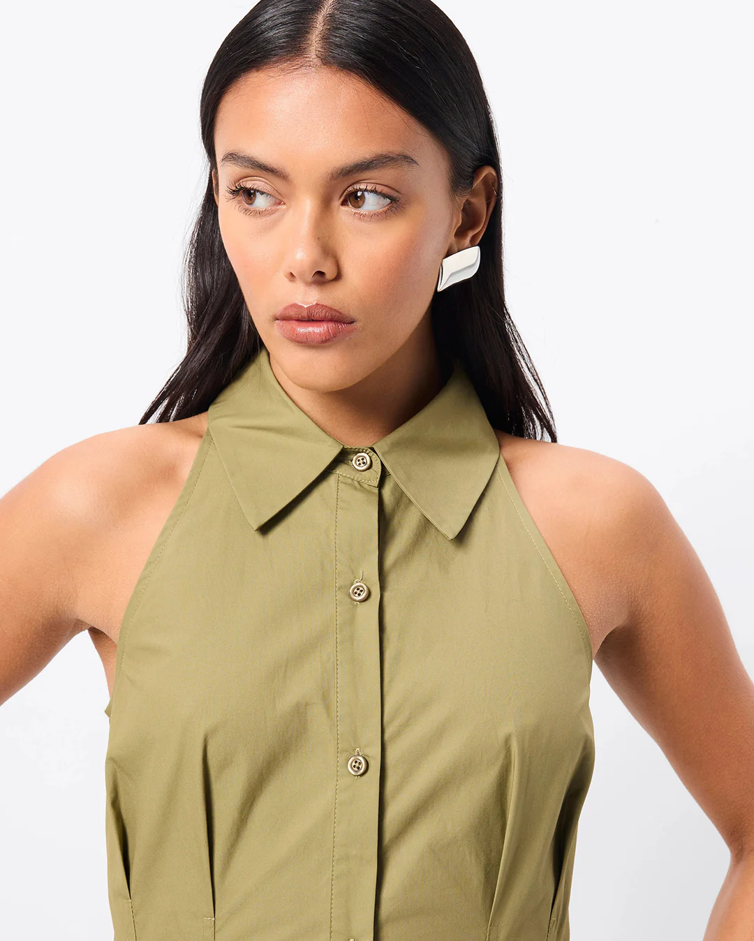 Roam Maxi Dress - Olive - Image 5