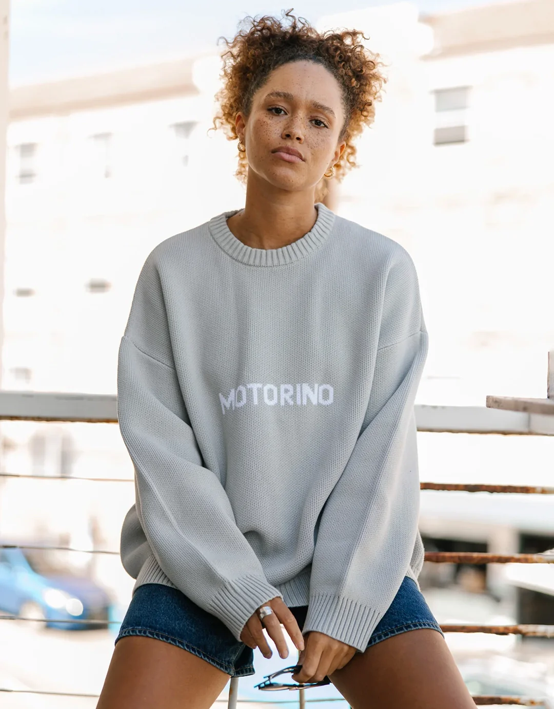 Overcast Knit Jumper - Grey - Image 3