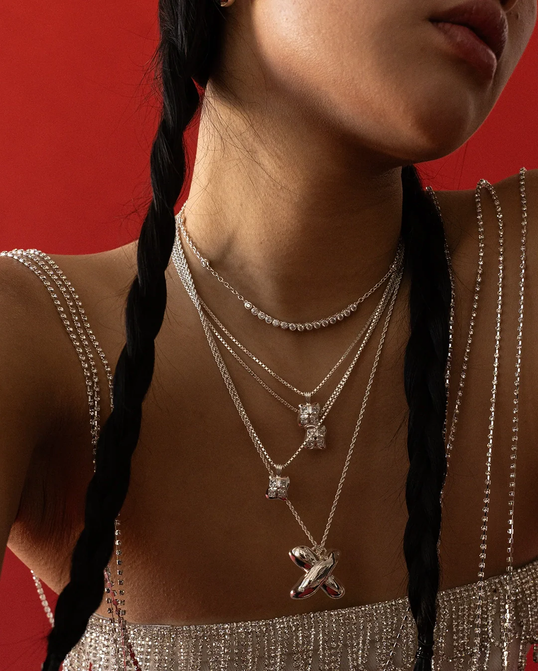 Ivy Necklace - Silver - Image 5