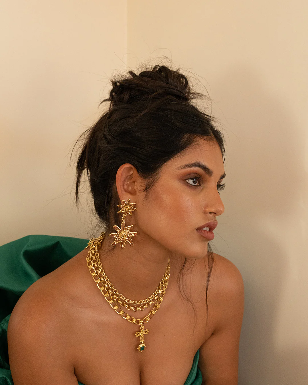 Mirabella Earings - Gold - Image 5