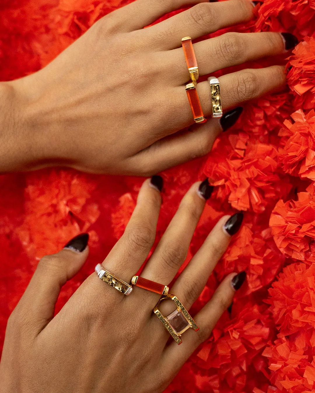 Nisha Ring - Mixed Metal - Image 2