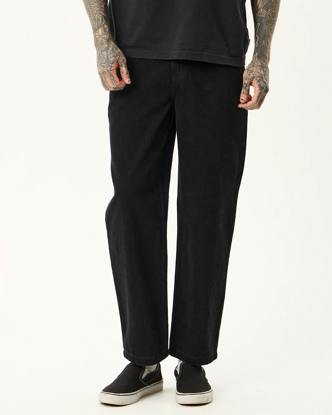Ninety Twos - Denim Relaxed Jean - Washed Black - Image 2