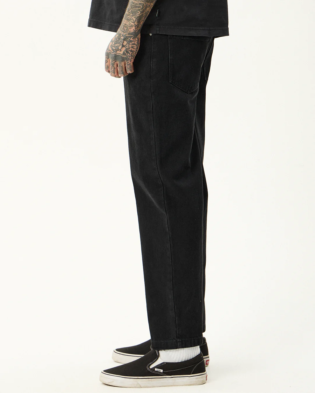Ninety Twos - Denim Relaxed Jean - Washed Black - Image 3