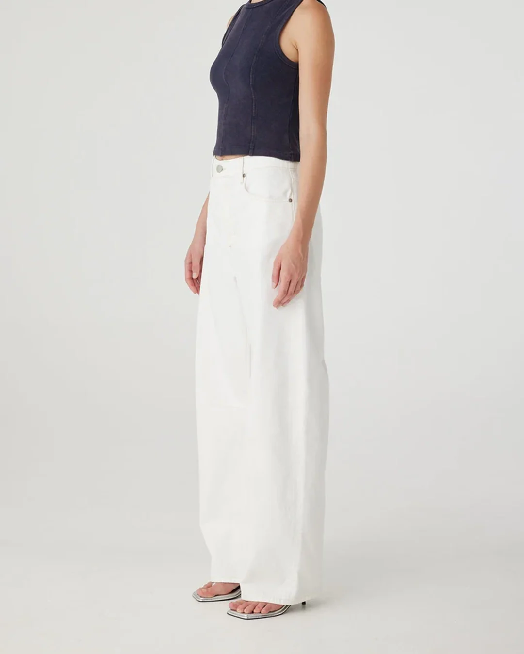 Vera Barrell Jeans - White - Image 3