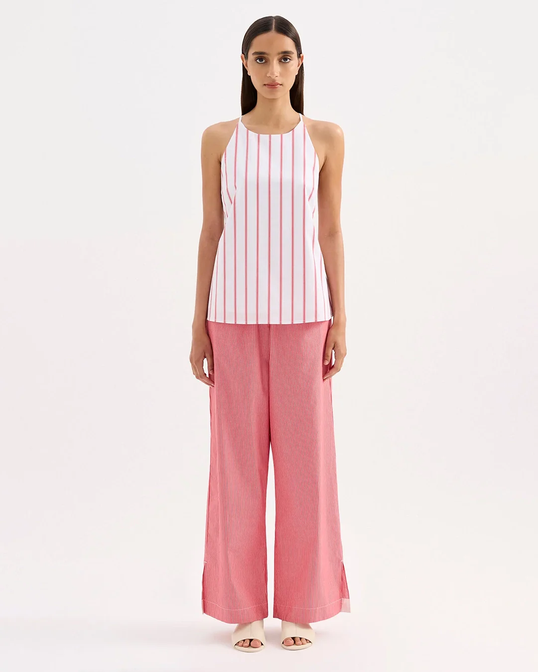 Anouk Stripe Top - White Stripe - Image 6