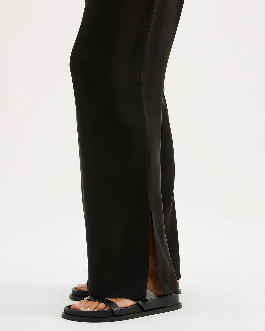 Dara Cupro Pant - Black - Image 5