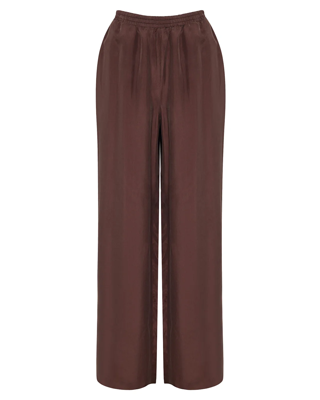 Dara Cupro Pant - Chocolate - Image 7