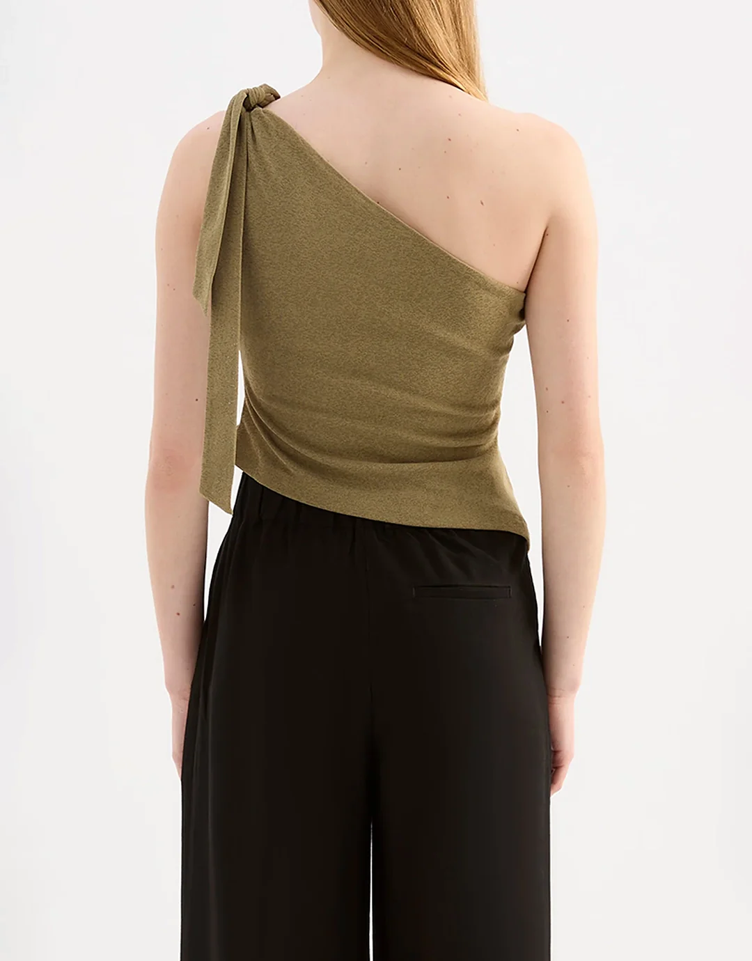 Flora Mesh Top - Deep Olive - Image 6