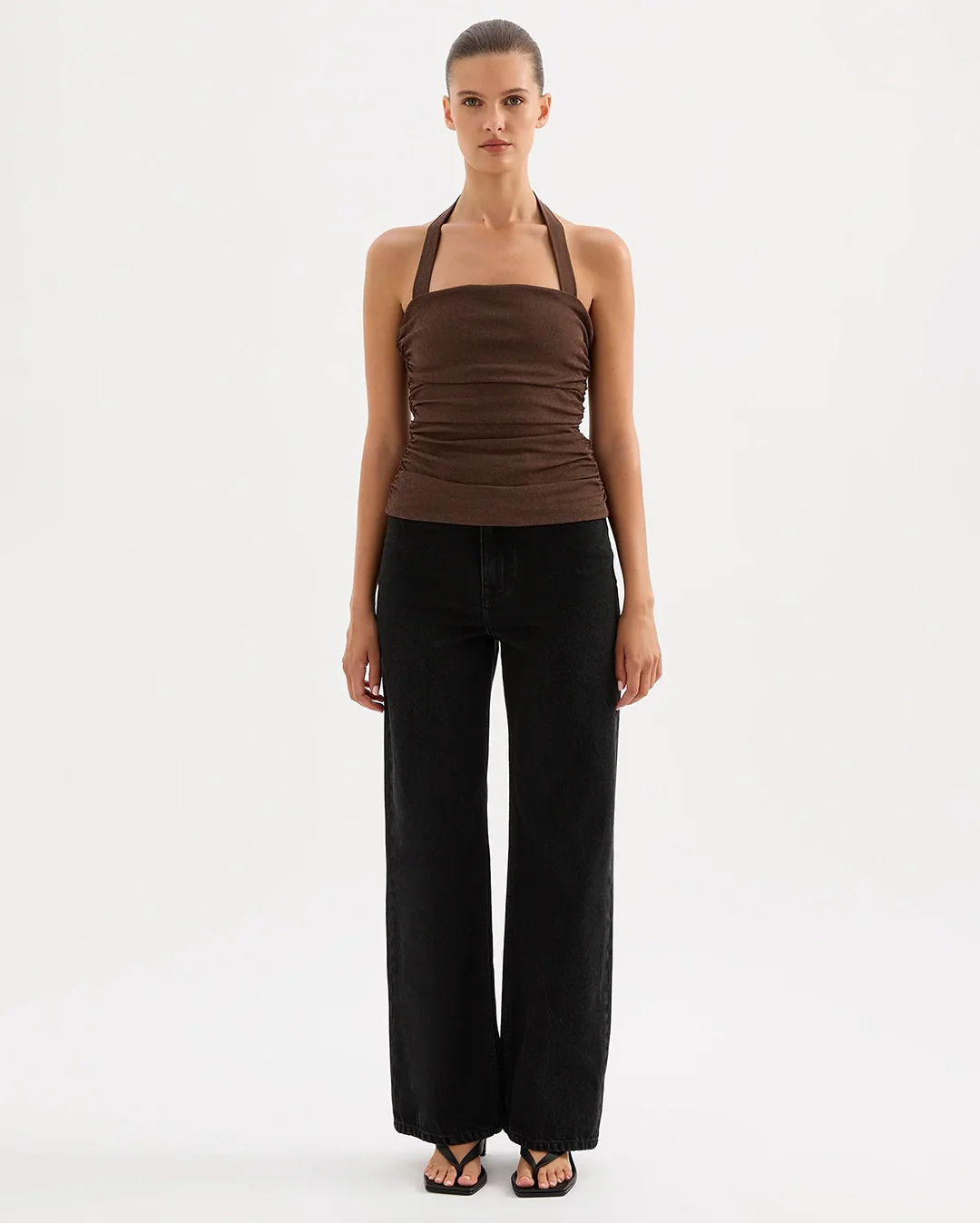 Hermione Mesh Top - Chocolate - Image 3