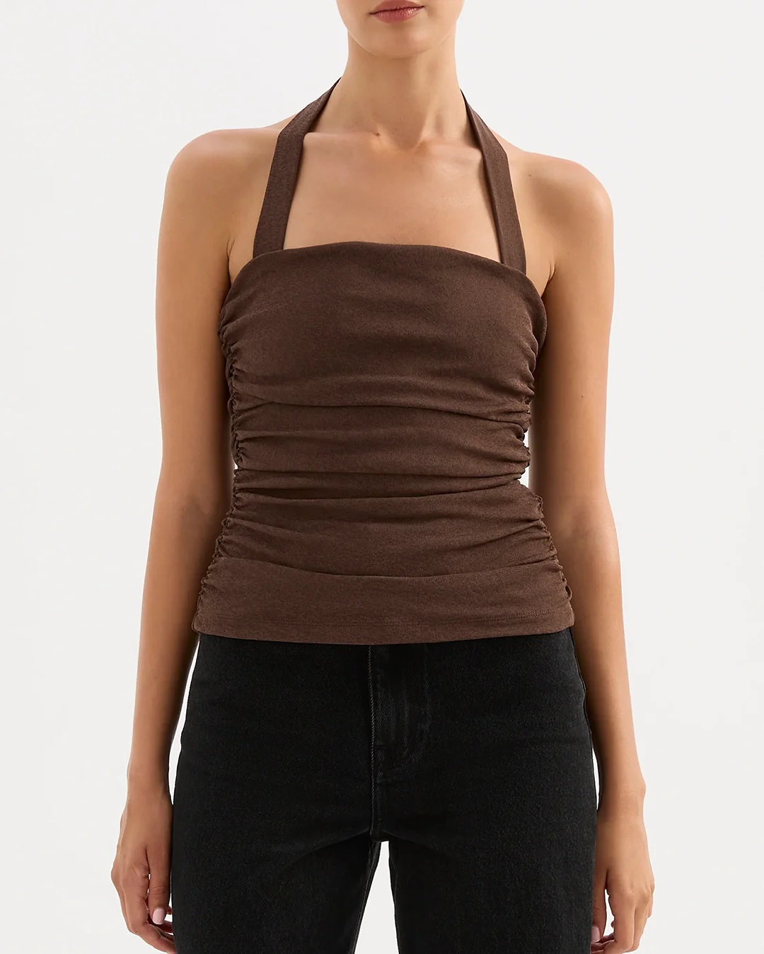 Hermione Mesh Top - Chocolate - Image 4