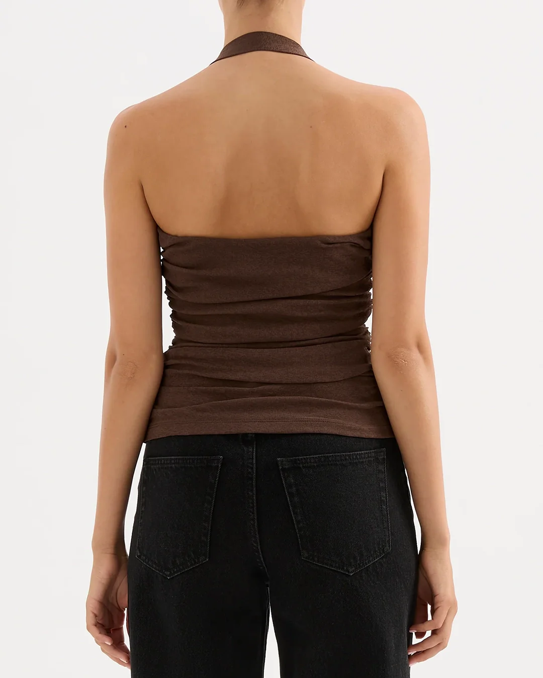 Hermione Mesh Top - Chocolate - Image 7