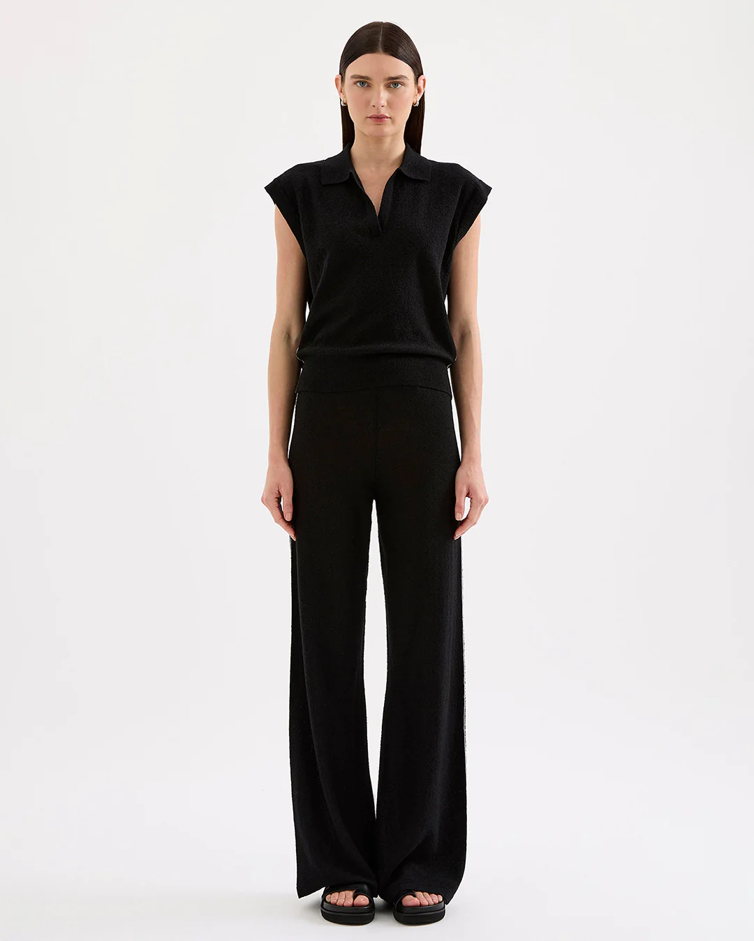 Jett Knit Top - Black - Image 2