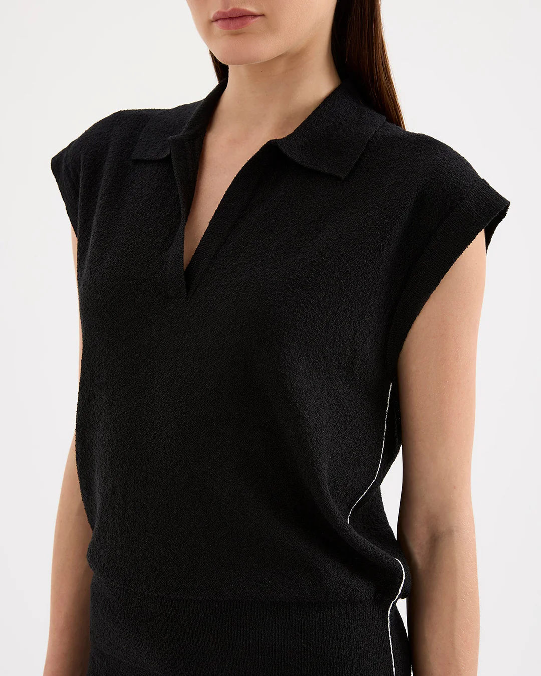 Jett Knit Top - Black - Image 4