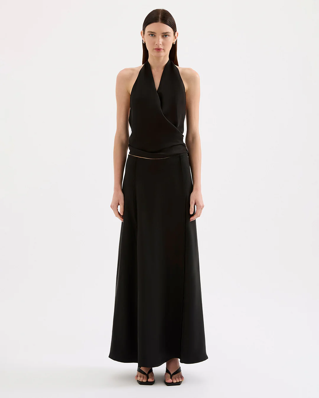 Leon Cupro Top - Black - Image 3
