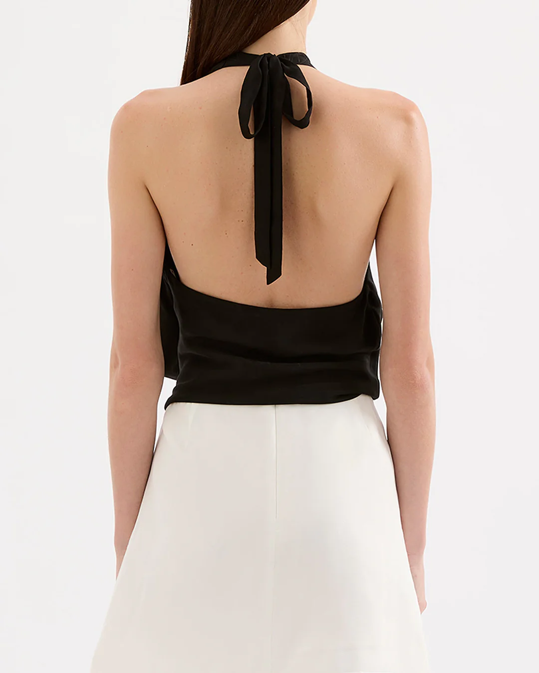 Leon Cupro Top - Black - Image 6