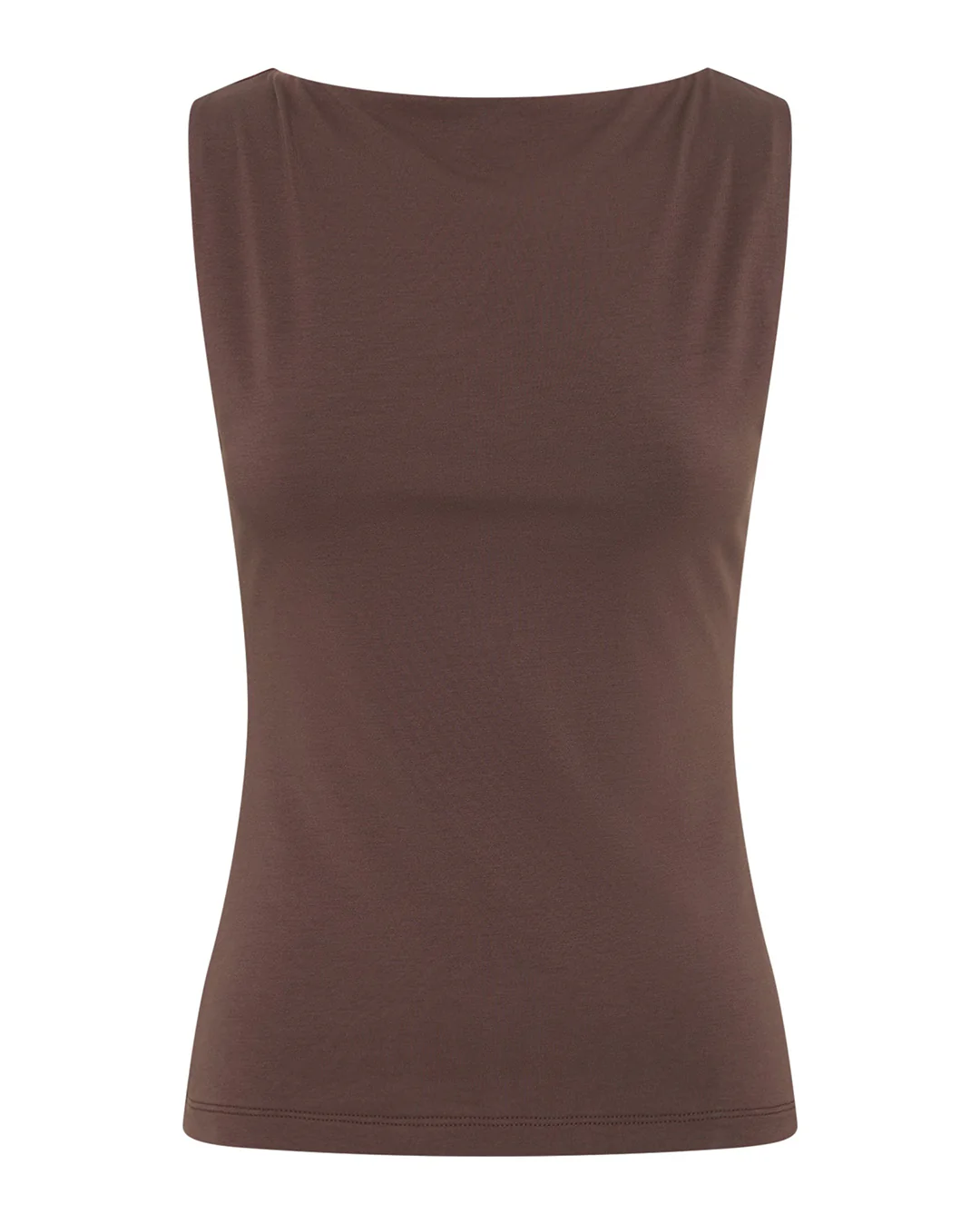 Lois Organic Tank - Chocolate - Image 6