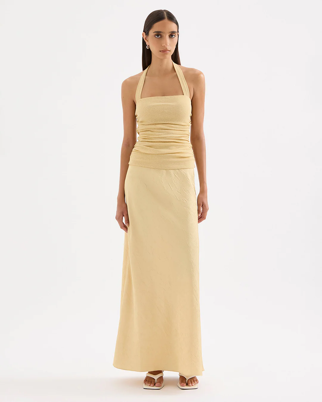 Pandora Maxi Skirt - Butter - Image 2