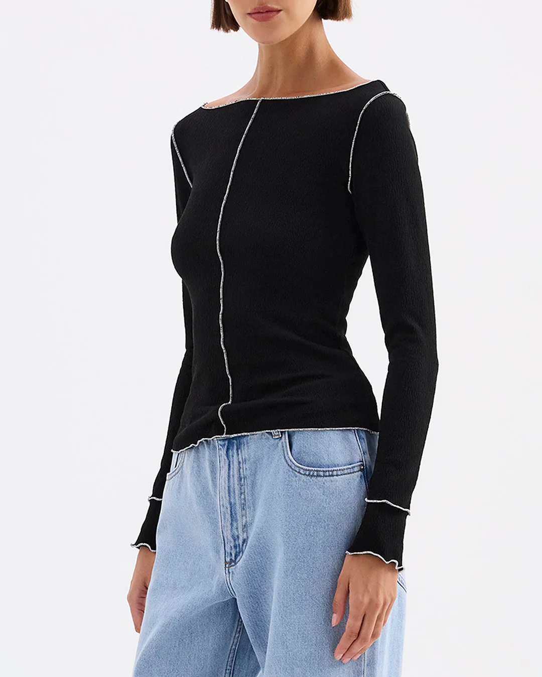 Ria Top - Black - Image 3