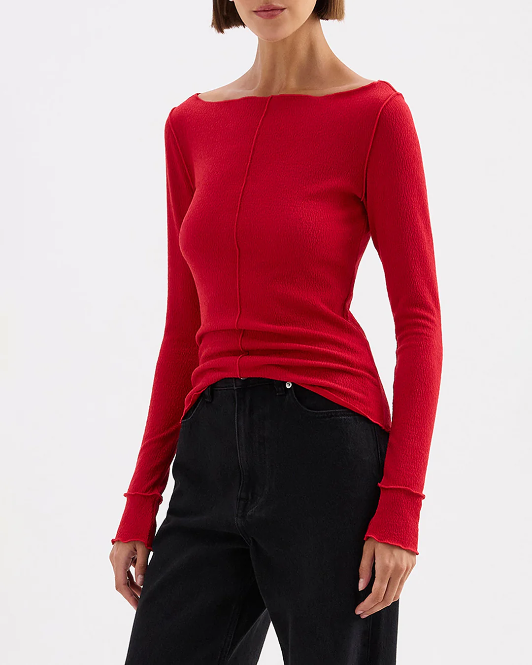 Ria Top - Cherry - Image 2