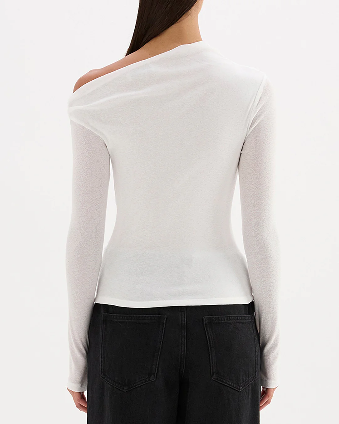 Rue Mesh LS Top - Salt - Image 3