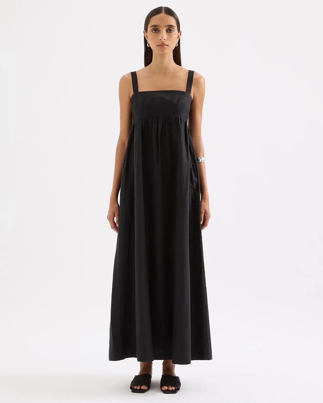 Selene Maxi Dress - Black - Image 2