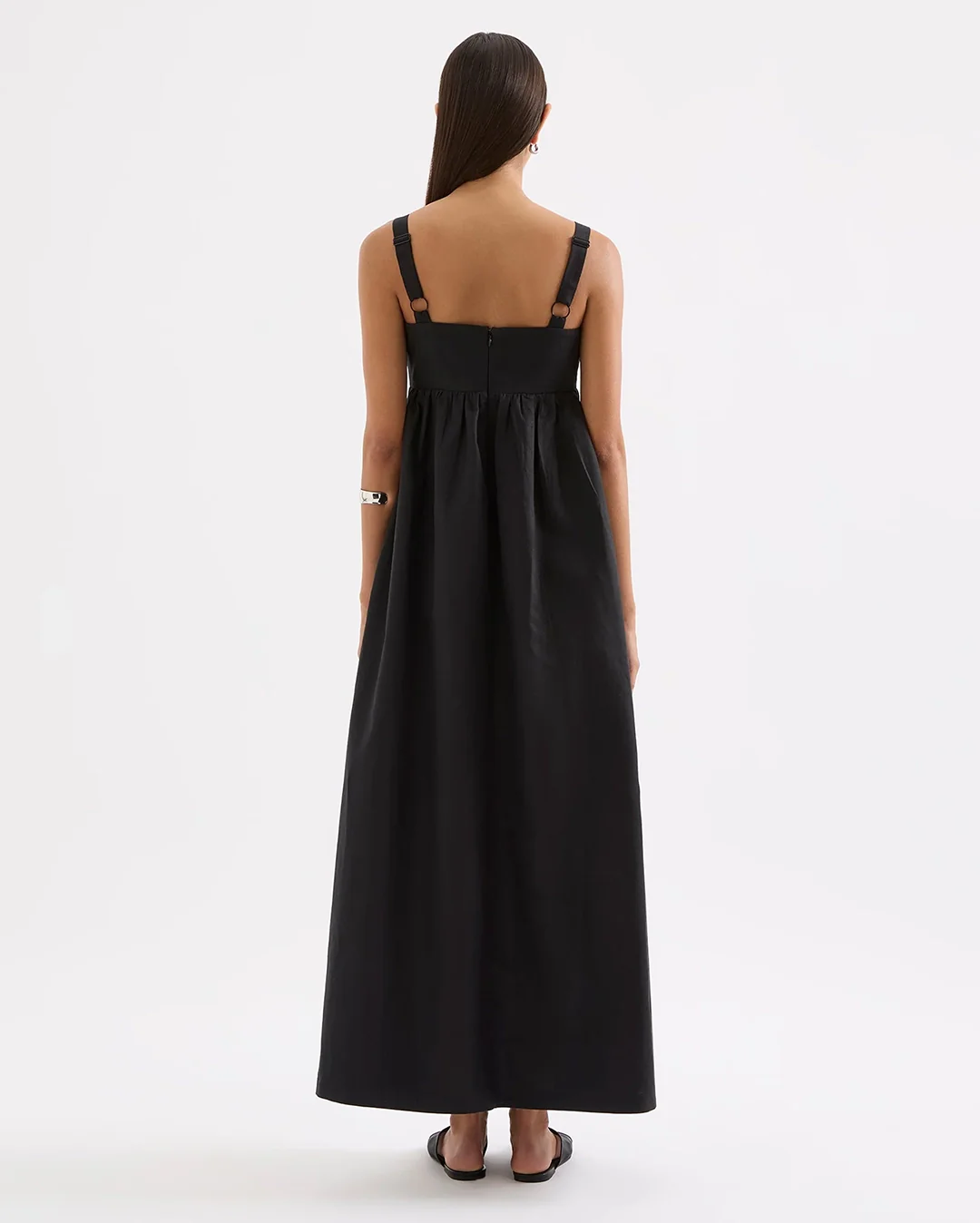 Selene Maxi Dress - Black - Image 5