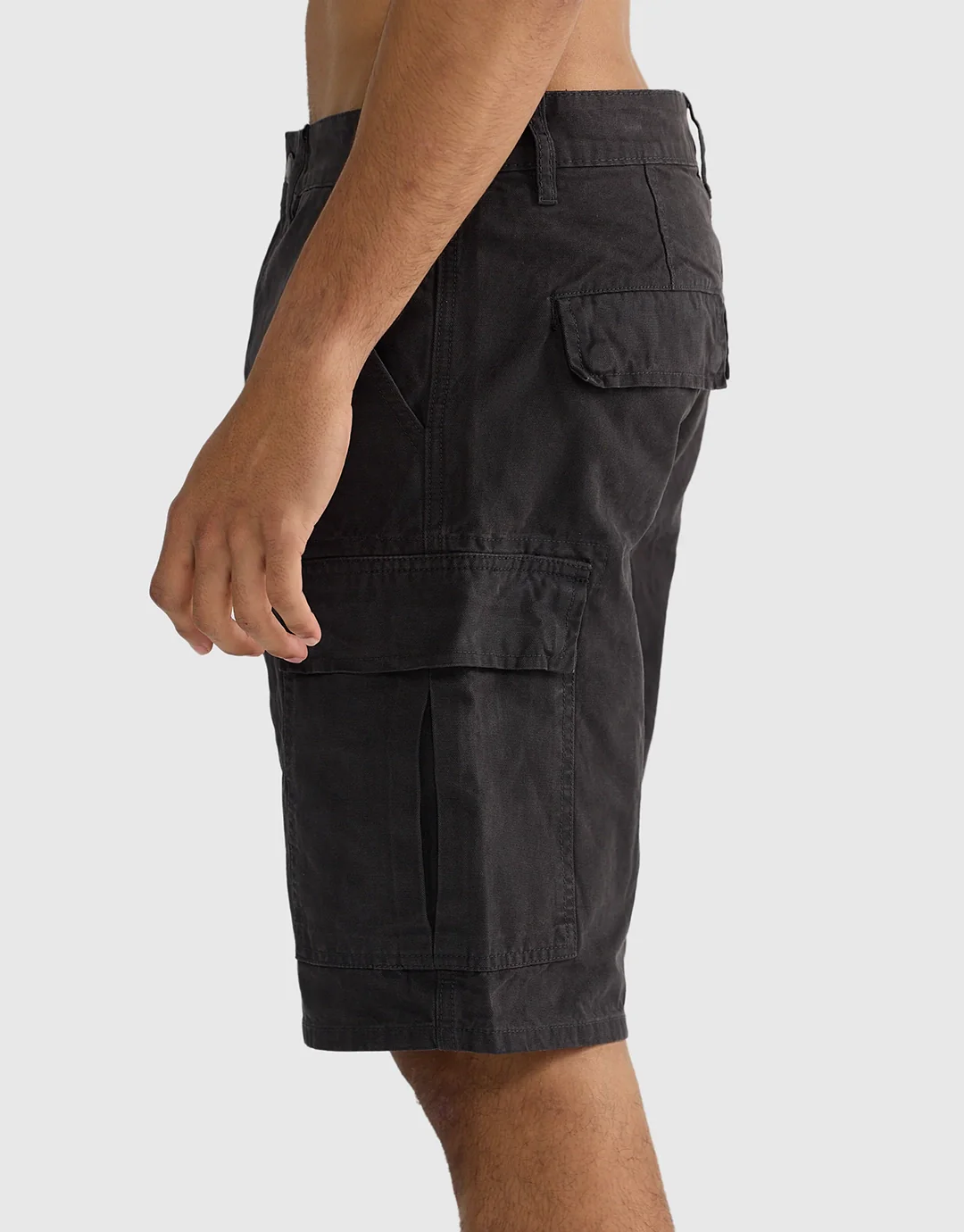 Cargo Shorts - Washed Black - Image 3