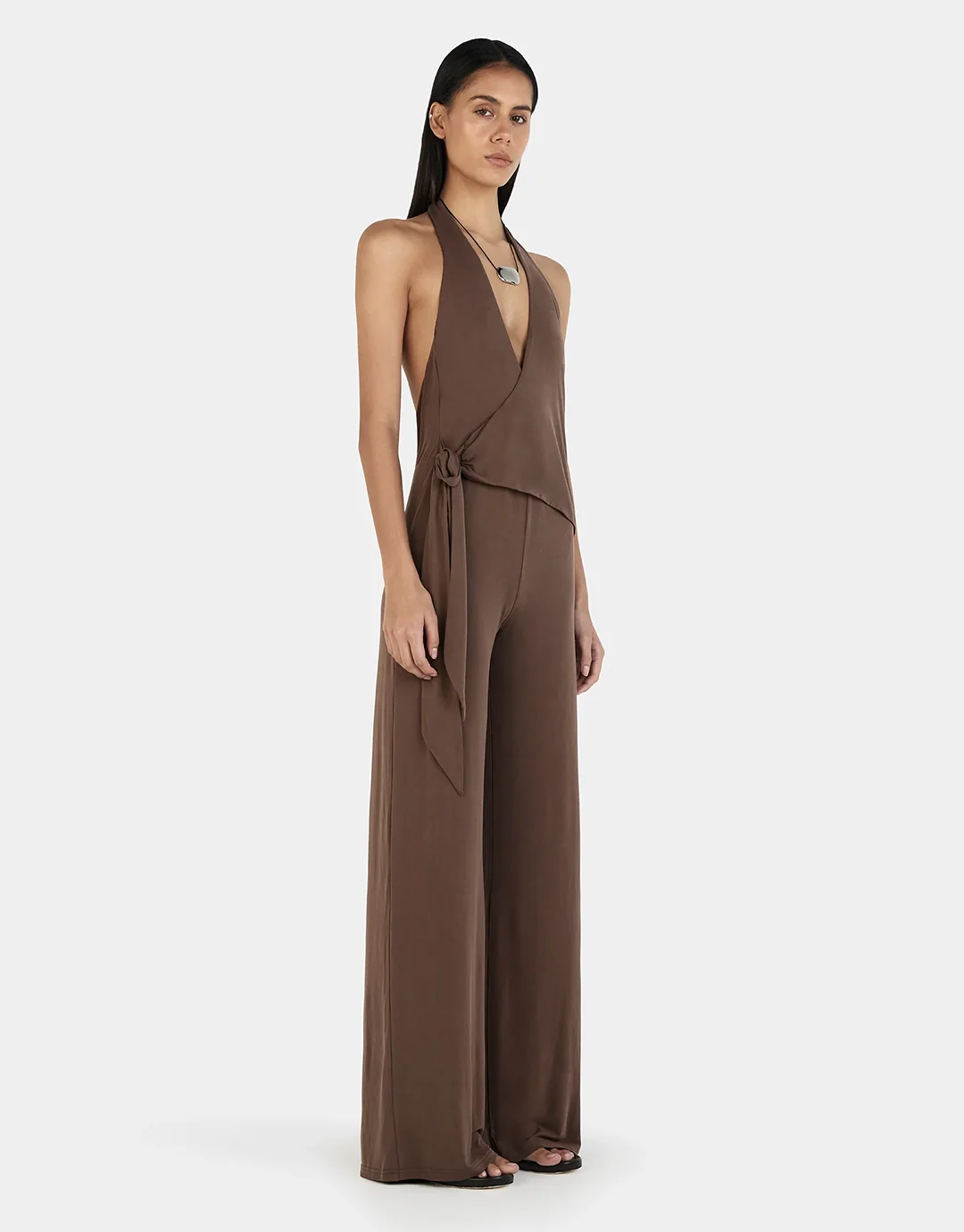 Astrid Jumpsuit - Chocolate - Image 3