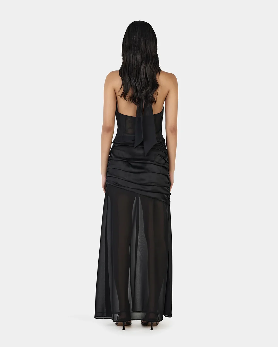 Delilah Scarf Top - Black - Image 6