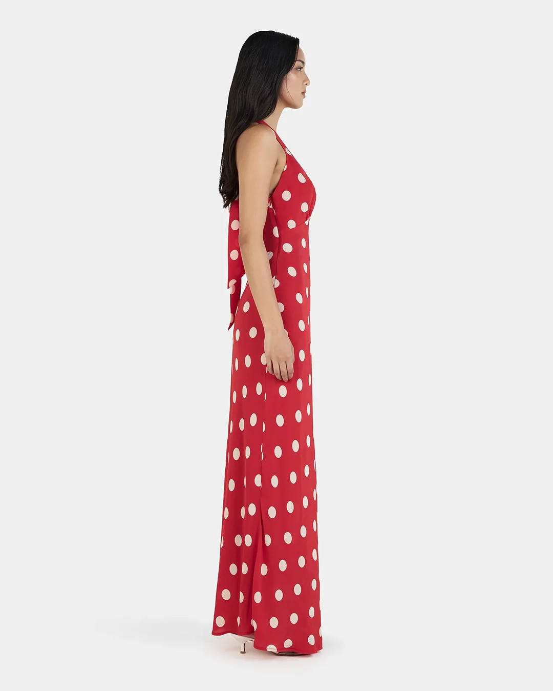 Elyse Maxi Dress - Red Polka - Image 5