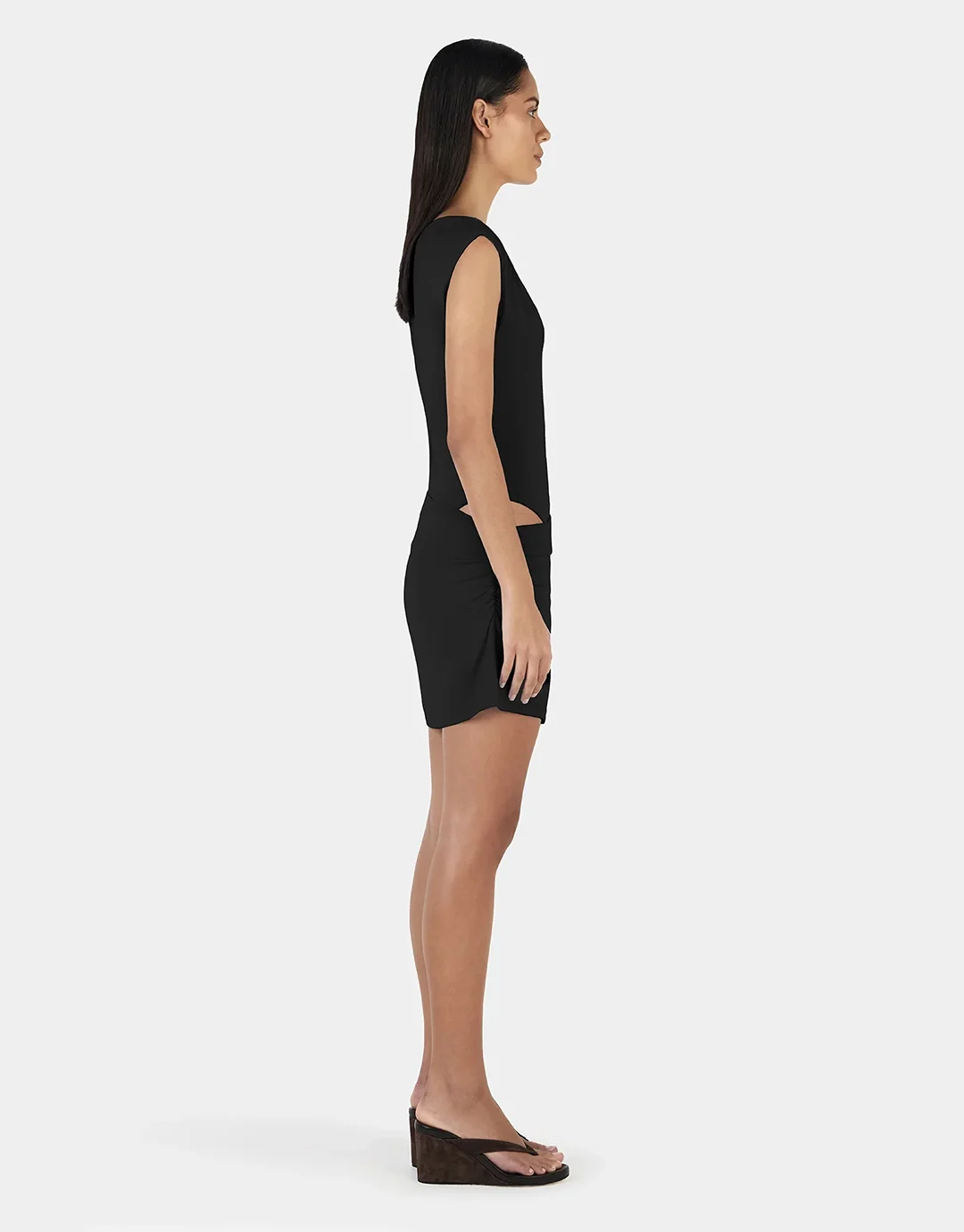 Frida Mini Dress - Black - Image 4