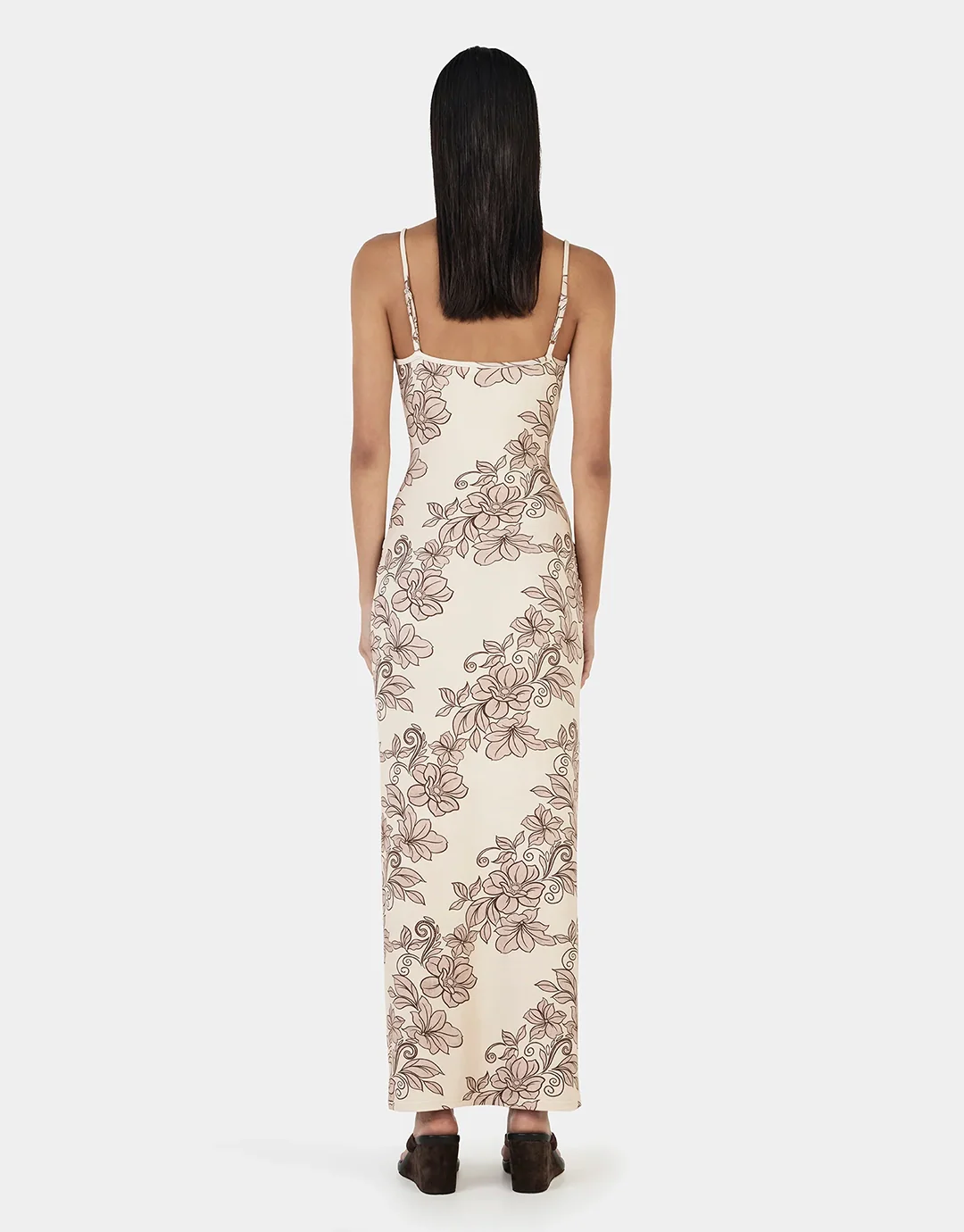 Gabrielle Maxi Dress - Rolling Waves Beige - Image 5