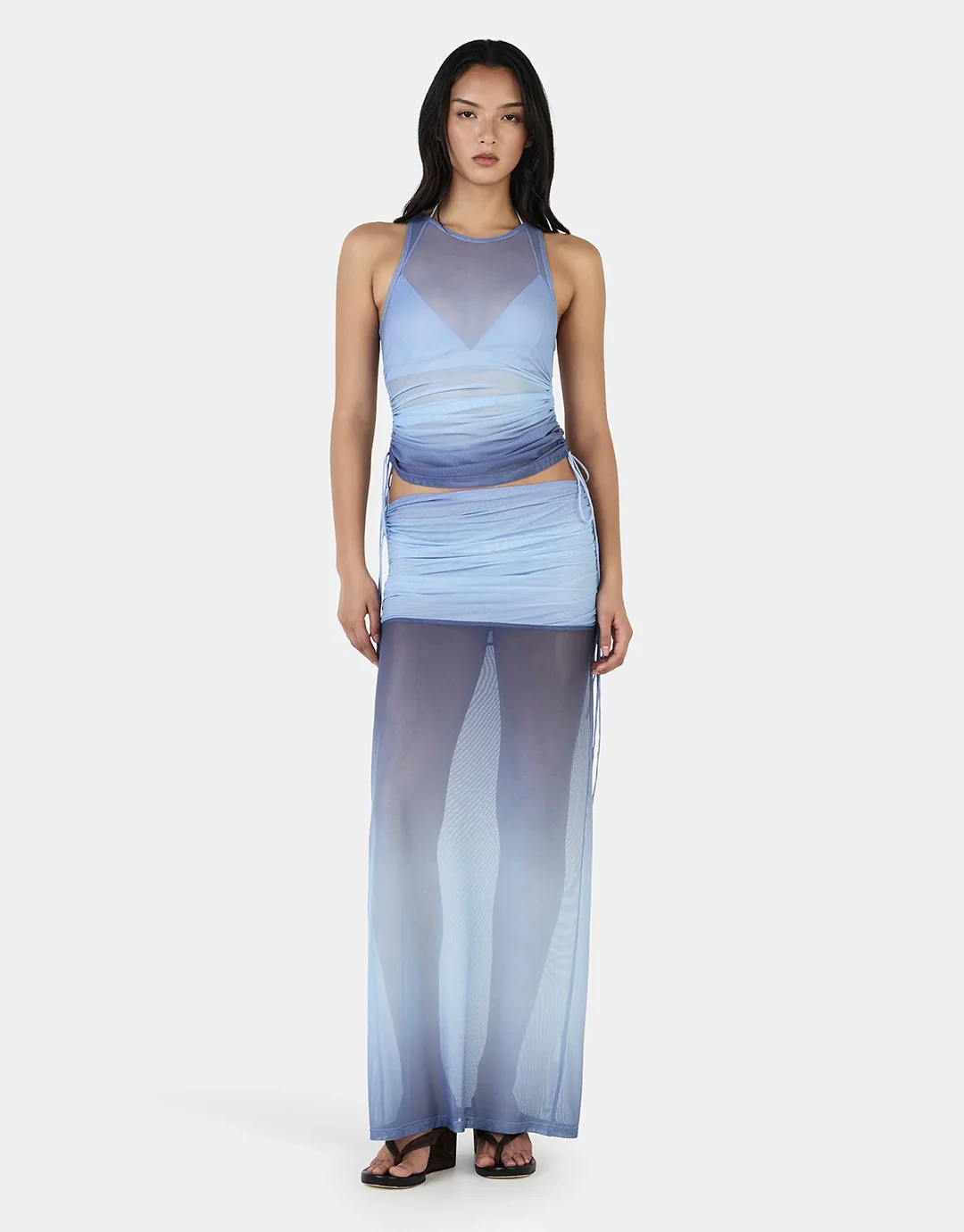 Heather Maxi Skirt - Ocean Gradient - Image 2