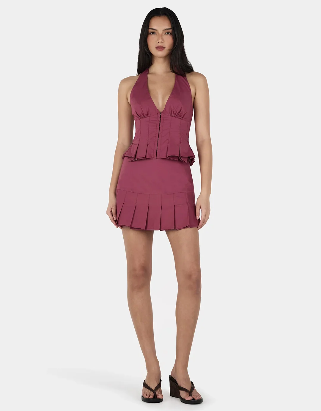 Jorja Corset - Raspberry - Image 2