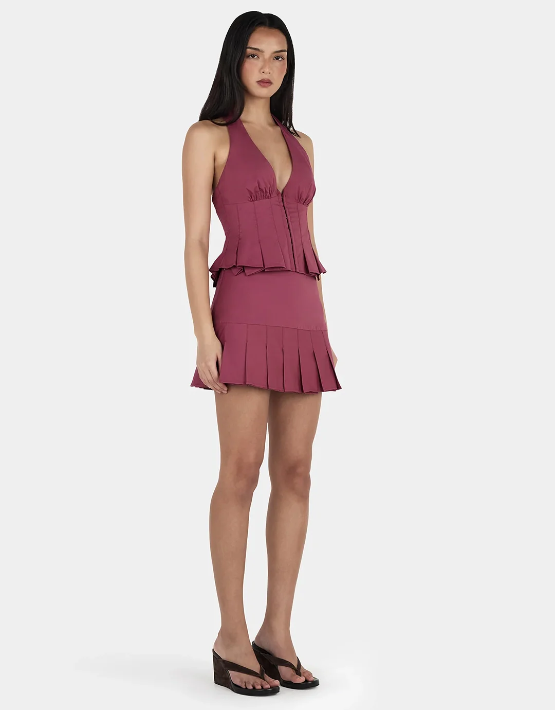 Jorja Corset - Raspberry - Image 3