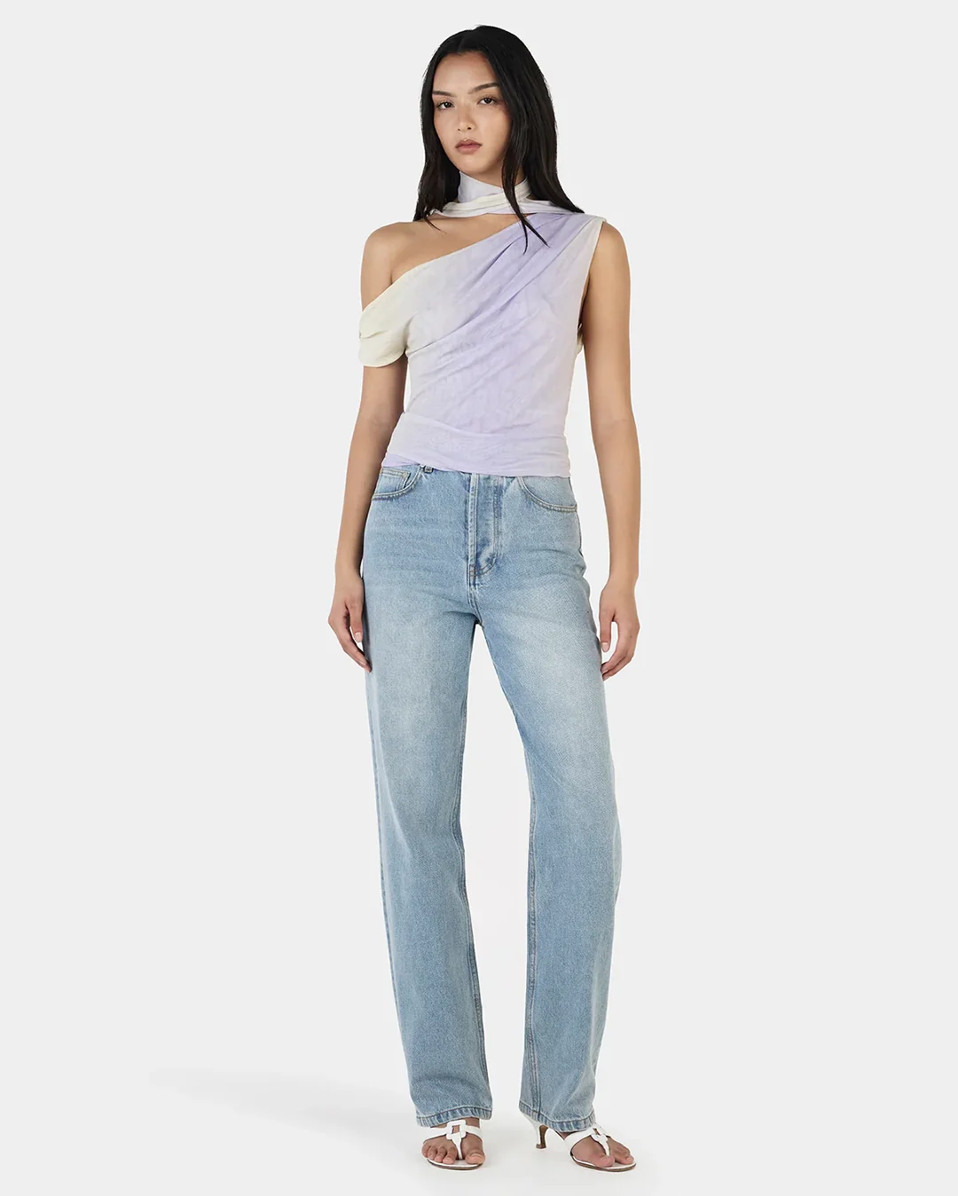 Malia Sheer Top - Golden Gradient - Image 2