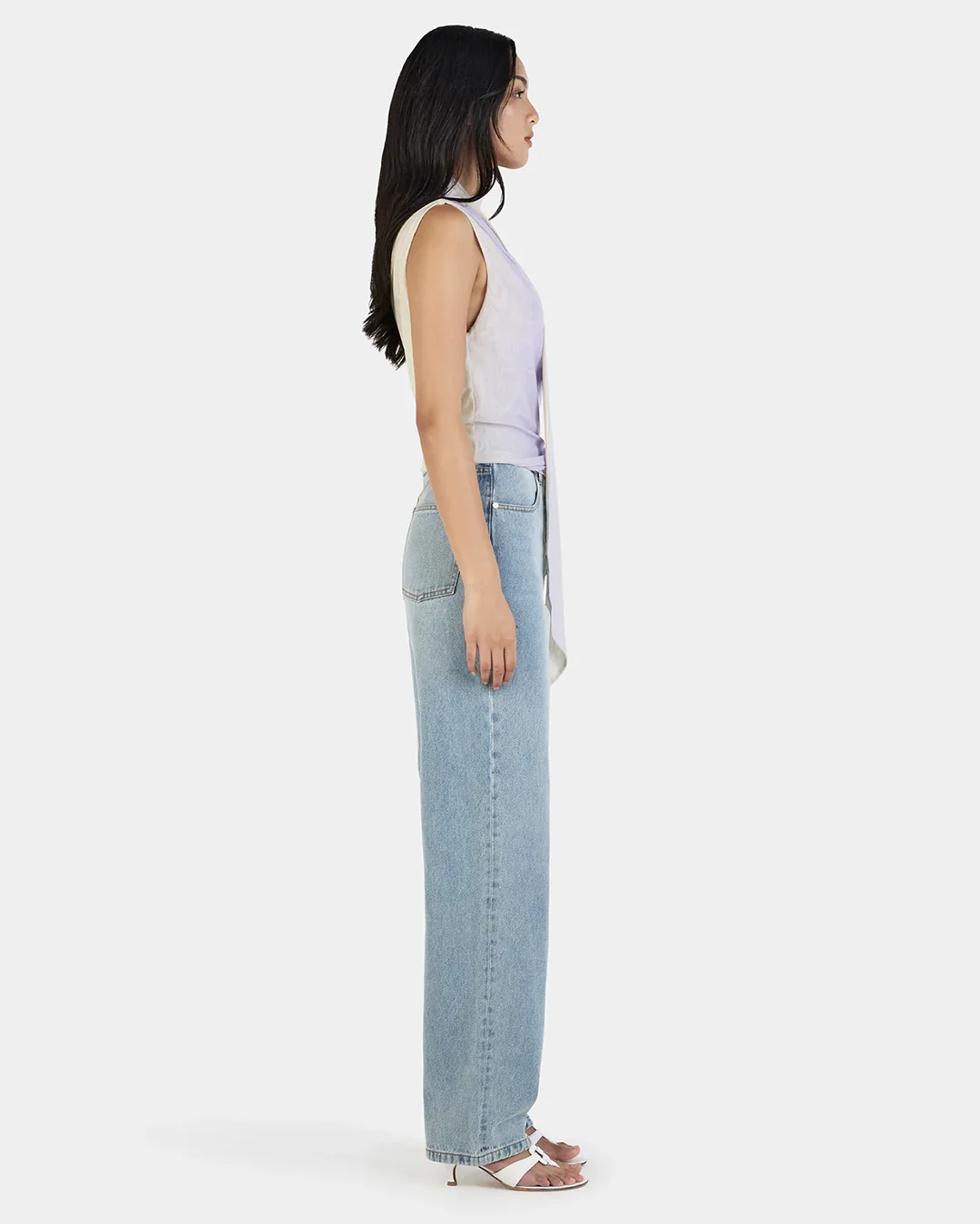 Malia Sheer Top - Golden Gradient - Image 5