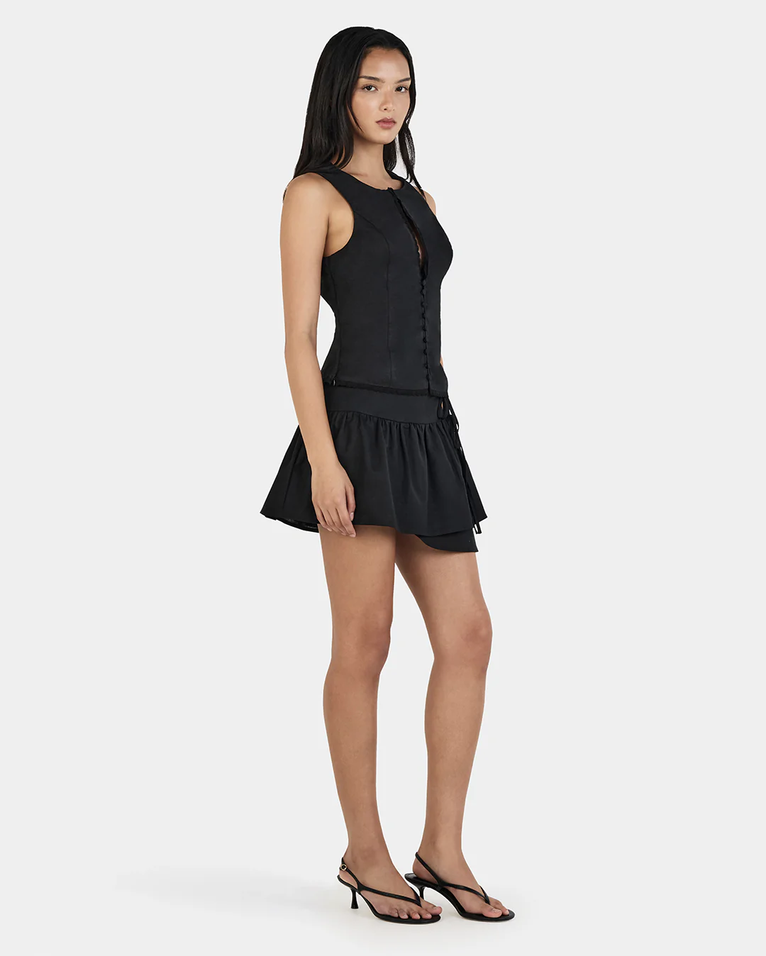 Tulisa Top - Black - Image 3