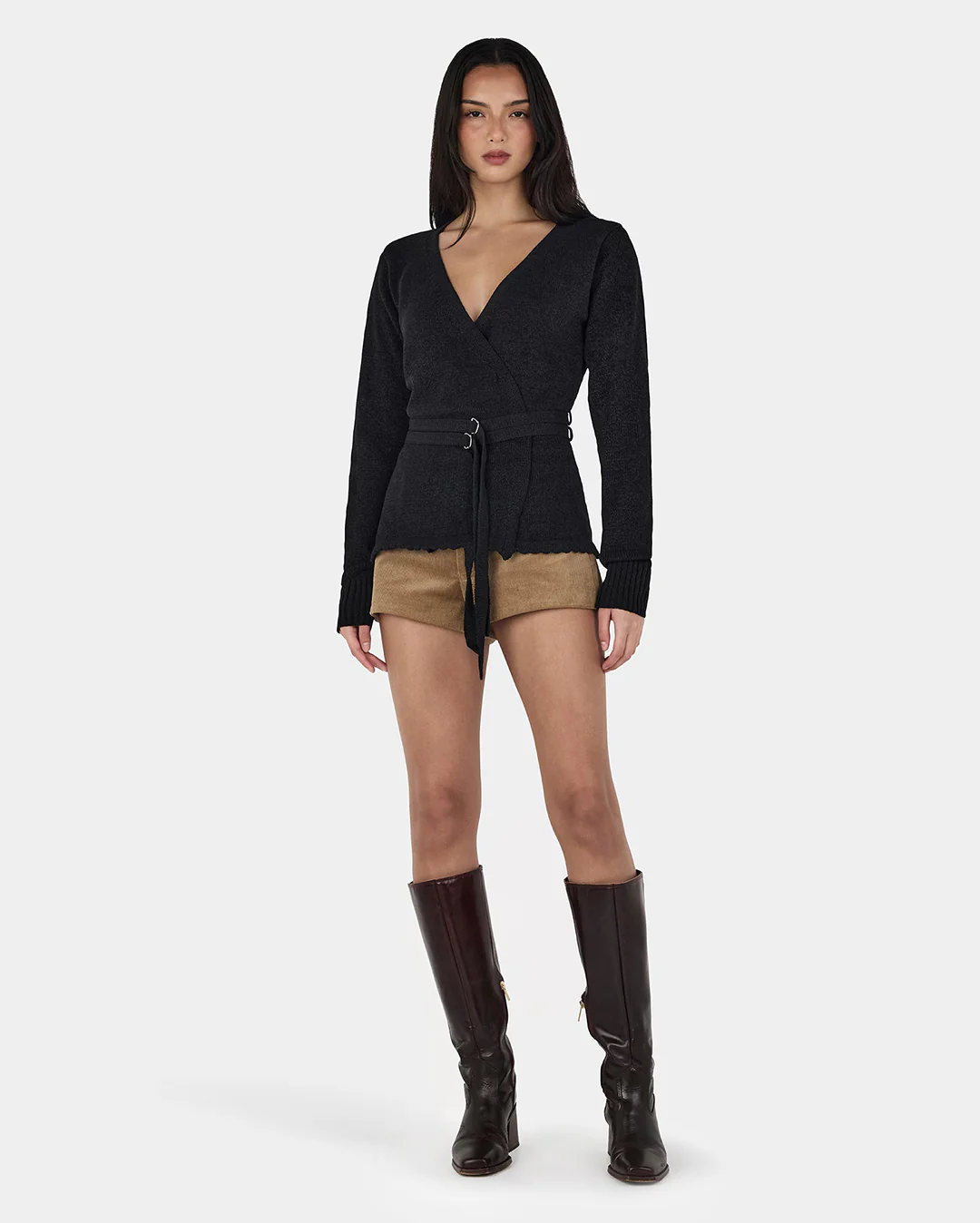 Valerie Knit Cardigan - Black - Image 3