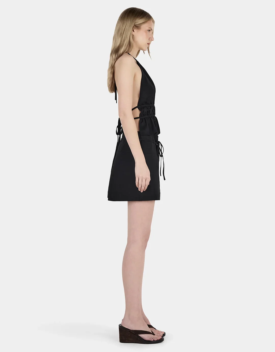 Zuri Halter Top - Black - Image 4
