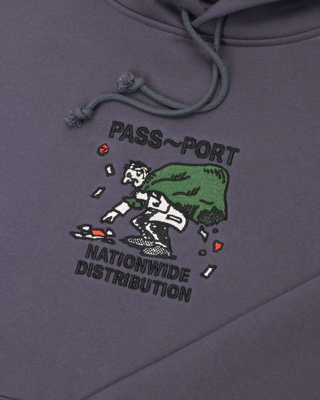 Distribution Hoodie - Dusty Blue - Image 2